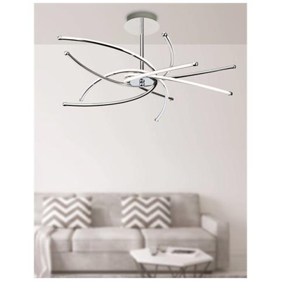 Luce Semi-incasso A Led Integrata Cromata