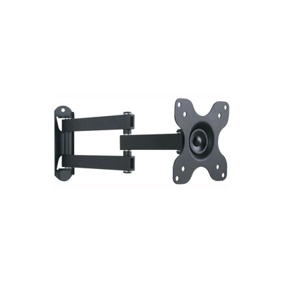 Supporto a Muro per TV LED LCD 13-30'' Inclinabile 2 Snodi Nero - Techly