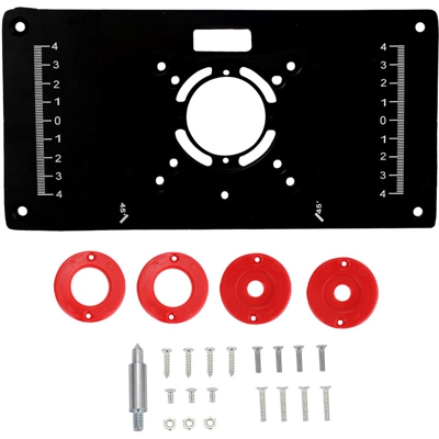 Flip Board Wood Engraving Machine Electric Gong Machine Strumenti per la lavorazione del legno (confezione in cartone) con 4 anelli rossi