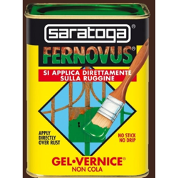Saratoga Int.sforza - Fernovus micaceo 750ml smalto formula gel diretto su ruggine, colori grafite marrone brunito precio