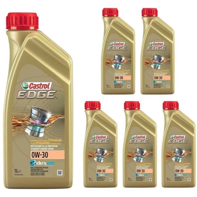 olio motore edge 0w30 confezione 6 flaconi da litri 1 - Castrol