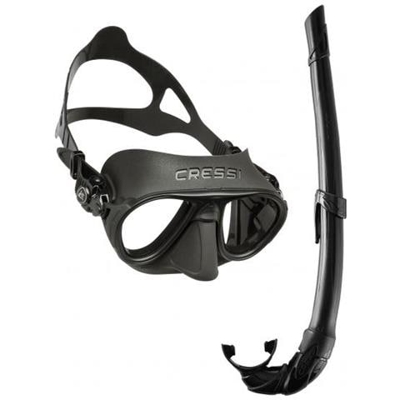 Set Calibro+corsica Nero Kit Maschera Boccaglio