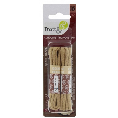 Lacci Corda Beige Cm 75 2 Paia