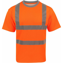 Hi-Viz Poly-Cotton Shirt - Hi-Viz Shirt 55%C45&%C | 4XL - NEUTRO (SENZA PERSONALIZZAZIONE) - Orange (O) - Orange en oferta