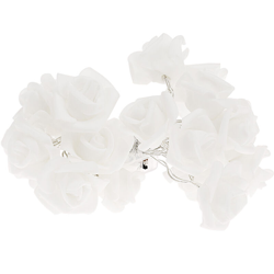 Stringa di luci a LED a forma di rosa, lampeggiante, sempre accesa, lunghezza 2,5 metri, 2 perle di lampada a LED spedite senza batteria,rosa - rosa características