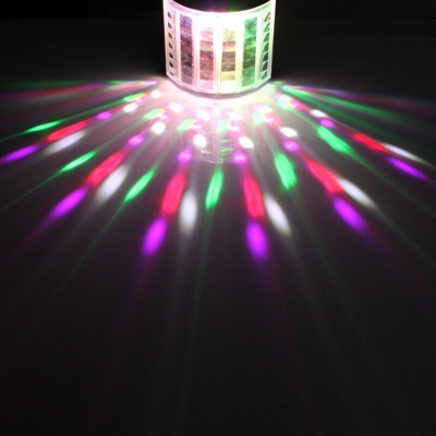 Drillpro - 18W RGB LED Stage DJ DMX-512 Lampada da festa per proiettore laser a luce AC90-240V Nera