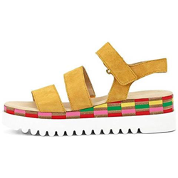Sandali Da Donna, Giallo, 35.5 Ue (giallo Sun Multic.) en oferta