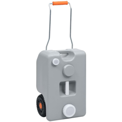 Serbatoio d'Acqua con Ruote per Campeggio 25 L Grigio - Grigio - Vidaxl precio