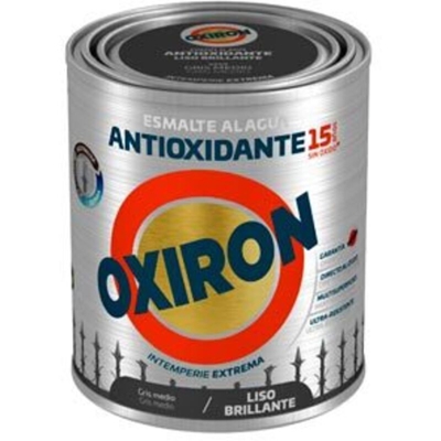 Smalto antiossidante Oxiron all'acqua Smooth Glossy | 750 mL - Gris medio - Gris medio - Titan