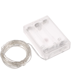 Catena leggera della scatola della batteria impermeabile IP65,luce rosa 4,5 V 1,8 W 3 metri 3 LED - luce rosa 4,5 V 1,8 W 3 metri 3 LED características