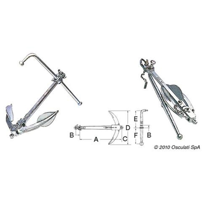 Ancora Ammiragliato 10 kg