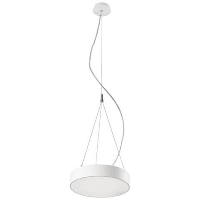 Plafoniera A Led Rotonda A Filo Bianco Dimmerabile A Taglio Di Fase 24cm 2040lm 3000k