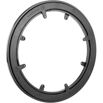 PrimeMatik - Base rotante manuale 35 cm e 30Kg di carico. Piattaforma rotante nera