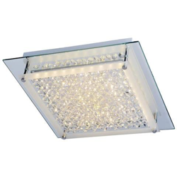 Plafoniera Led Classica A Filo Cromo, Bianco Caldo 3000k 1600lm características