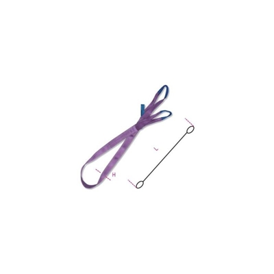 FASCIA DI SOLLEVAMENTO VIOLA 1000 KG MT 1,5 - Robur