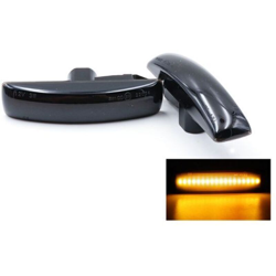 Carall - Kit Freccia Laterale a Led Side Marker Lente Nero Fume Luce Arancione Per Land Rover Discovery 3 4 Freelander 2 Range Rover Sport características