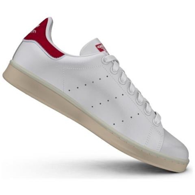 Scarpe Stan Smith Donna 36 Bianco Rosso