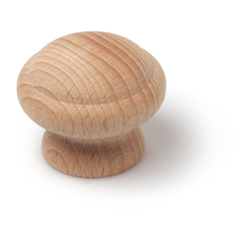 Pomolo stile classico, Faggio, Faggio Grezzo, 40 mm di diametro. Marchio REI precio