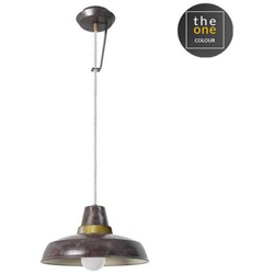1 Lampadario Da Parete / Soffitto A Cupola Marrone, E27 en oferta