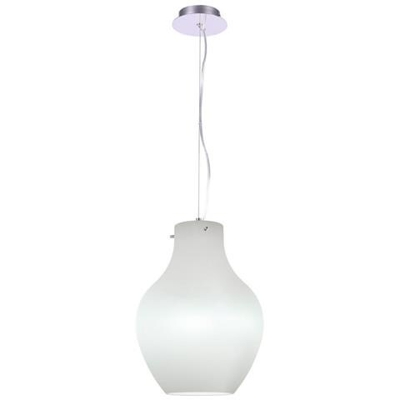 Sospensione A Soffitto A Cupola 28 Cm Rotonda, 1 X E27 (max 60 W), Bianco