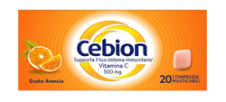 CEBION MASTICABILE ARANCIA VITAMINA C 20 COMPRESSE precio