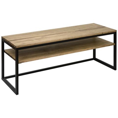 Mobiletto Da Tv Icub3 Industriale Vintage 40x120x45 Cm Nero