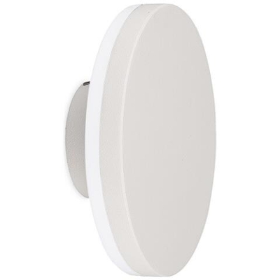 Applique A Filo Rotondo, Led 9,6w, 3000k, 720lm, Ip54, Bianco