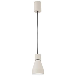 Sospensione A Soffitto Piccola 11 Cm Rotonda 1 X E27, Bianco Opaco en oferta