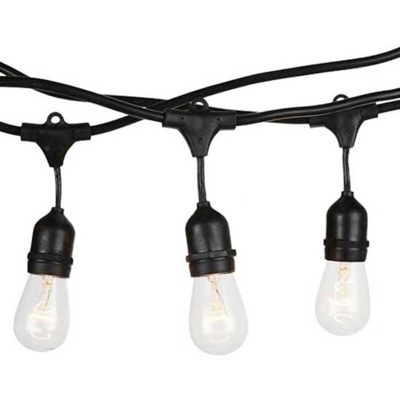 V-tac - Catenaria 5mt con 10 Attacchi E27 IP65