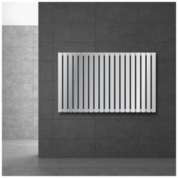 Radiatore Di Design Stella 630 X 1030 Mm Attacco Laterale Cromato precio