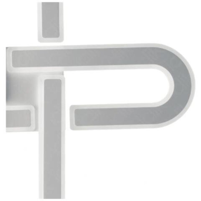 Plafoniera Led Obsession Bianca 102w 5600/5800lm Cct Con Telecomando 80x4cm