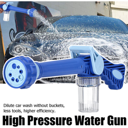 8 in 1 portatile ad alta pressione detergente spray per la pulizia dell'auto irrigazione lavaggio multifunzione da giardino schiuma neve pistola en oferta