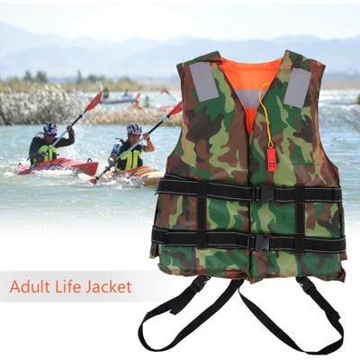 Giubbotto di salvataggio verde mimetico adulto, giubbotto di salvataggio