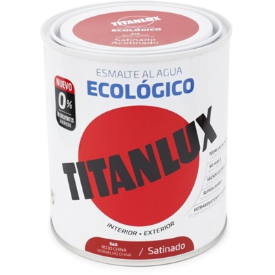 Smalto Satinado Ecologico Acqua Titanlux | 750 mL - 566 Bianco - 566 Bianco