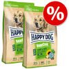 Set risparmio! 2 x Happy Dog NaturCroq - 2 x 10 kg Fiocchi Completi