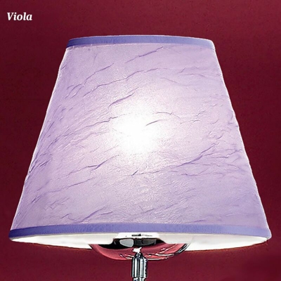 Applique classico due p illuminazione 2553 ap1 oro e14 led metallo cristallo lampada parete, paralume viola