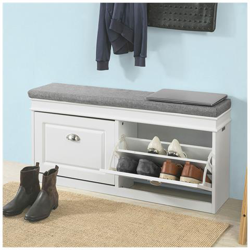 Scarpiera Salvaspazio Slim, Portascarpe Salvaspazio Regolabili, L104*p24*a52 Cm, Bianco, Fsr64-w precio