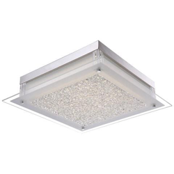 Plafoniera Led Classica A Filo Cromo, Bianco Freddo 4000k 1600lm precio