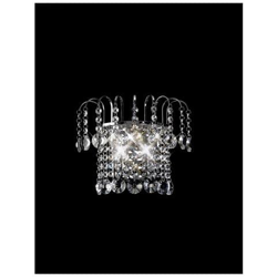 Applique Switched 2 Luci Cromo Lucido, Cristallo en oferta