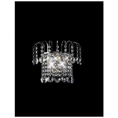 Applique Switched 2 Luci Cromo Lucido, Cristallo