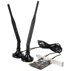 ECWA1 Adattatore Mini PCI-E / PCI-E con Antenne WiFi 5 dBi precio