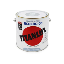 Smalto Satinado Ecologico Acqua Titanlux | 2.5 L - 509 Grigio Perla - 509 Grigio Perla características