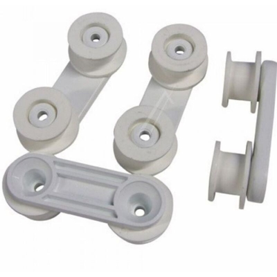 KIT 4PZ. Ruote Cestello lavastoviglie inferiori Electrolux Rex Aeg