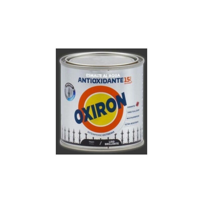 Smalto antiossidante Oxiron all'acqua Smooth Glossy | 250 mL - Negro - Negro - Titan