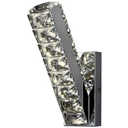 Lampada Da Parete A Led In Cristallo Integrata Cromata precio