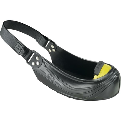 Skl ® - Copriscarpa in gomma/PVC con puntale di sicurezza integrato. Colore nero. Taglia L (Taglia L)
