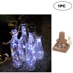 Luce solare quadrata in sughero 2M2LEDs Lampada a filo con tubo in filo di rame,L'imballaggio OPP e bianco e 1PC - L'imballaggio OPP e bianco e 1PC precio