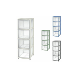 CASSETTIERA 'COVER LINE' colore trasparente/panna en oferta