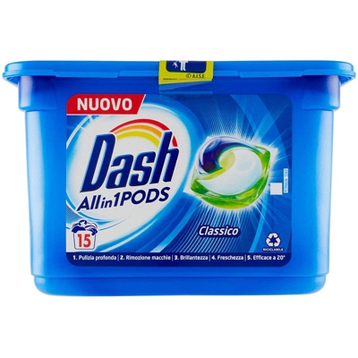 Detersivo Lavatrice Pods 3In 1 15 Lavaggi Dash