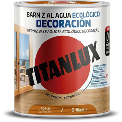 Vernice all'acqua Decoro Ecologico Brillante Titanlux | 750 mL - Quercia - Quercia en oferta